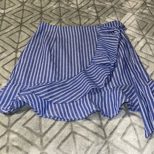 Striped Mini Skirt